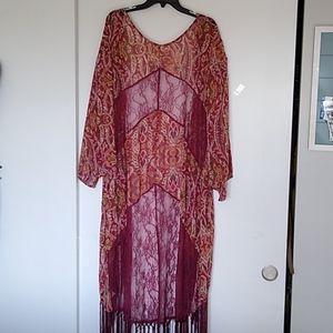 Paisley Fringe Duster